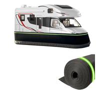 RV Skirting for Travel Trailers - Iron Mesh Bottom, Easy Installation, 95cm Tall Cover for Mobile Home Exterior