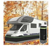 RV Skirting for Travel Trailers, Winter-Proof Mobile Home Skirting, Easy Installation, Iron Mesh Bottom, 95cm High, Suitable for 5th Wheel Campers, 28m/92ft