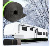 RV Skirting for Winter Protection - Easy Installation, No Drilling Required, Convenient Storage, Ideal for Cold Weather Camper Use
