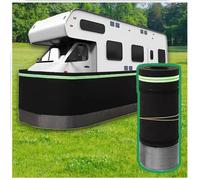 RV Skirting, High-Density Fiberboard Mesh, Waterproof & UV Resistant, Windproof for Winter Storage and Camper Protection