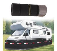 RV Skirting Kit for Travel Trailers - 32 Inch Tall, Iron Mesh Bottom, Winter Protection for 5th Wheel Motorhomes - 11m/36ft Long