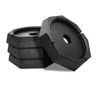 RV SnapPad Permanently Attached Leveling Jack Pad for 9" Round Metal Feet (Xtra Camper Pack (Qty 4))