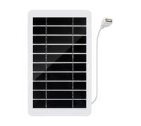RV Solar Panel - 2W Solar Charger for Power Station | 5V Voltage Output High Efficiency Sunlight Energy Solution for Camping Power Backup Motorhome Marine Farm Boat Travel Trailer Roof Top