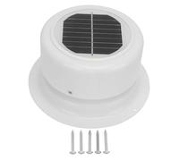 RV Solar Ventilation Fan, Solar Powered Ceiling Vent with Fan for RV Boat Trailer Camping Car, Solar Powered Vent Fan Solar Plumbing Vent, Easy Installation, Solar Attic Fan