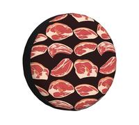 RV Spare Tire Cover 14 Inch Flesh Print Adjustable Tire Cover B for Trailers RV Spare Tire Cover