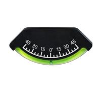 RV Spirit Level - ABS 9 x 4.2 x 1 cm | Levelling Aid for Camping Trailers with Waterproof, Accurate Readings, Stick On Adjustment | Inclinometer for Outdoor Sailing