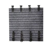 RV Step Covers - Adjustable Buckle RV Stair Pad for Safety | Charcoal Gray Textile with Triple Spring Fasteners & Scratch Guard Shielding for Campers, Motorhomes, Fifth Wheels and Toy Haulers