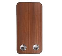 RV Table Top Solid Wood with 2 Stainless Steel Cup Holders for Trailer Motorhome Yacht Boat Deck 800 X 400mm (Brown)