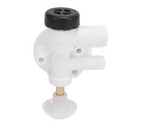 RV Toilet Valve Kit 385314349 RV Water Valve Replacement for Premium ABS Materials Simple Installation for Travelers and Pedal Flush Toilets