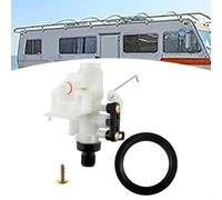 RV Toilet Water Valve Assembly Compatible with Common RV Toilet Designs for Consistent Water Management