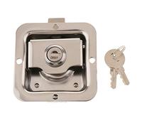 RV Trailer Cabinet Door Panel Lock Truck Engineering Toolbox Lock w/ 2 Keys