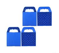 RV Trailer Campervan Jack For Leveling Blocks 4PCS Designed to Improve Stability When Parking on Unlevel or Yielding Ground Surfaces