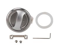 RV Travel Trailer Door Entry Lock Keyless Turn Lock Doorknob Durable Zinc Alloy ABS Material for RVs Travel Trailers Food Trucks Yachts Bathrooms