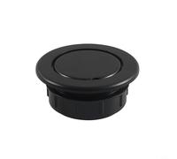RV Umbrella Hole For Ring Cap Cover for RV Parasol Table - Black Plastic Replacement For Ring Fit for Umbrella Poles with ≤1.63 in (4.14 cm) Inner Diameter