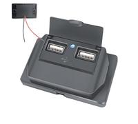 RV USB Outlet - 3.1A USB Car Charger Socket, Embedded Power Supply Port Adapter | Protective Cap Design Charging Hub System, Efficient Device Power Distribution Unit For Vehicles Motorhome Bus Ma