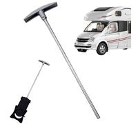Rv Valve Extension Tube - 9-Inch Sewer Handle Rod, Rv Dump Valve Rod, Waste Tank Handle Replacement | Easy-Grip Sewer Waste Valves Extension Tube for Motorhome and Trailer Wastes Management