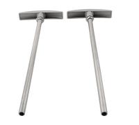 RV Valve Handle Replacement Aluminum Extension Rod 9in Length, Adjustable and Compatible with Multiple Valve Shafts for Waste and Water Tank Applications