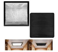RV Vent Insulator with Reflective Surface for Skylight & Vents, UV Blocking, 4-Season Protection Gifts, Double-Sided Thermal, Energy Saving, Summer UV Blocking, Winter Cold Protection (2)