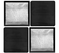 RV Vent Insulator with Reflective Surface for Skylight & Vents, UV Blocking, 4-Season Protection Gifts, Double-Sided Thermal, Energy Saving, Summer UV Blocking, Winter Cold Protection (4)