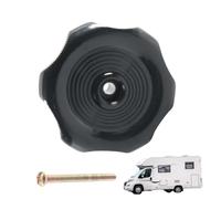 RV Vent Knob,1 Inch Shaft Trailer Vent Latch Knob - 2-1/4 Inch Diameter, Hardware Replacement for Motorhomes, RV Interiorss Part with Ventt Handle Trailer Ventt Latch Motorhome Replacem