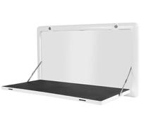 RV WallMounted FoldDown Desk: HeavyDuty SpaceSaving Aluminum Folding Table for Motorhome & CaravanAdjustable FlipDown Workstation with Lockable Legs