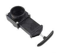 RV Waste Valve Body with Handle for Sewer System 50mm 75mm Fits For Campers Trailers Motorhomes ABS Plastic for Reliable Waste Disposal (50mm)