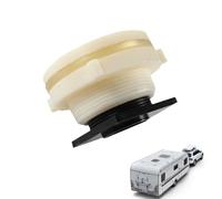 RV Waste Valve Caps - Replacement Flange Valves for Waste Tanks | RV & Motorhome Flush Gate Caps Heavy Duty Accessories Pair