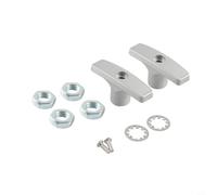 Rv Waste Valve Handle Replacement Set - Aluminum Sewer Valve Handle for Rv Camper Trailer Bathroom Waste Systems (Direct Fit 1-Piece Set)