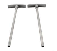 RV Waste Valve Handle Replacement with 9in Aluminum Tube Extension Rod, Adjustable Length by 2 Inches, Suitable for Water Tank and Discharge Valve Shafts