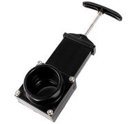 Rv Waste Valve - Rv Sewer Hose Support, Rv Sewer Hose Fittings | 50mm camperr Sewer Valve with Handle, Rv Sewer Waste Valve Extension Rod, Waste Valve Rv Drain, Tank Valve Handle for Waste Management