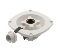 RV Water Fill Inlet RV City Water Fill Inlet with Check Gate for Marine White