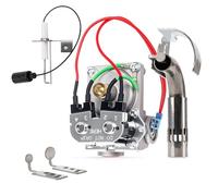 RV Water Heater Burner System Repair Kit for Atwood 93844 Solenoid Gas Control Valve, 91638 Main Burner Tube, 93868 Igniter - Compatible with 6/10 Gallon Tanks, GC10A-4E, G6A-8E/G6A-6E/G6A-4E, G10-3E