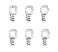 RV Water Heater Cover Latch 6 Pack RV Water Heater Cam Lock Camper Water Heater Fastener (stainless)