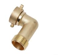 RV Water Hose 90 Degree Angle Brass Elbow Connector for Camco Trailer and Camper to Reduce Hose Strain and Prevent Damage