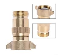 RV Water Pressure Regulator, Lead-Free Brass Valve Compatible for Camco 40055, 3/4" GHT Hookup for Motorhome & Trailer