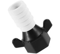 Rv Water Pump Adapter Fitting, Size Reducing Plastic Connector for Plumbing | Black and White Options, Supports Water Filter Hose Connections, Suitable for Rv Park Maintenance and DIY Installation