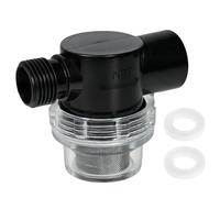 RV Water Pump Inlet Filter, 1/2 Inch, 50 Mesh Screen, Clear Bowl, Compatible with WFCO and Shurflo Pumps, for Motorhome, Boat, and Outdoor Water Systems