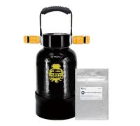 RV Water Softener - 16000 Grain Portable Water Softener - Softenes Hard Water Filter System for Caravans, Boats, Mobile Car Washes, Pressure Washer (Black-RV Water Softener)