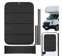 RV Window Blind, 25 x 16 Inch Foldable Motorhome Sun Protection, Motorhome Window Screen for Sun Fabric for Private Entrance of Motorhomes