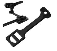 RV Window Lock - Caravan Accessories, Motorhome Window Stopper Tool, Security Sliding Latch, Vehicle Hardware Category, Black Piece For Travel Trailers Camper