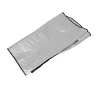 Rv Windshield Blackout Cover for Motorhome Front Windscreen | Silver Composite Fabric, Mirror Cutouts and Quilted Layers, Foldable Fit for Camping Trips