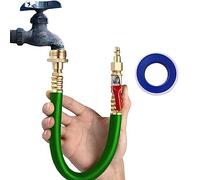 RV Winterizing Kit, RV Camper Winterizing Kit, 12 Inch RV Water Line Winterize Blowout Adapte, Sprinkler Blowout Adapter System, RV Air Compressor Adapter Fit for RV Motorhome, Camper, Boat