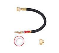 RV Winterizing Kit Sprinkler Blowout Adapter with Shut Off Valve,Air compressor Quick-Connect plug Male & Female Water Blow Out Fitting Adapter for Winterize Sprinkler Systems, Camper,Boat,Motorhome