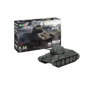 Revell 03510 T-34 World of Tanks 1:72 Scale Plastic model kit, Coloured