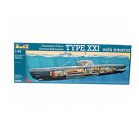 Rv05078 - Revell 1:144 - U-boat Xxi Type (w/interior)