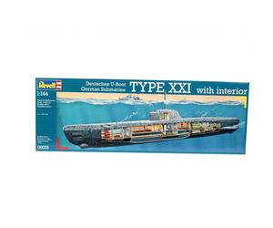 Rv05078 - Revell 1:144 - U-boat Xxi Type (w/interior)