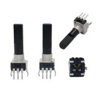 RV09 Linear Taper Potentiometer B10K B20K B50K for Audio Mixer Volume Control - Single Turn Variable Resistor with 23mm Shaft for Sound Engineering(B503)