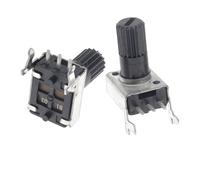 RV09 Potentiometer Vertical Horizontal Type 15/20mm10K 50K 100K 5K 1K 2K WH09 Adjustable Resistor 0932 1Pcs(Horizontal 20MM,1K Ohm)