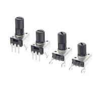 RV09 Vertical Horizontal 15/20mm Shaft 1k 2k 5k 10k 20k 50k 100k 0932 Adjustable Resistor 9 Type 3Pin Seal Potentiometer 10Pcs(Horizontal 20MM,Under 5Pcs)