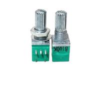 RV097NS B5K B10K B20K B50K B100K 5PIN Single Linked Potentiometer With A Switch Audio Sealing 10Pcs(100K Ohm)